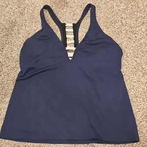 Nautica Deep Blue Tank Top with Strappy Back